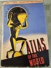 1943 Rand Mcnally Standard Atlas Of The World Hardback W Rare Htf Dj