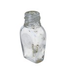 Antique Colgate Miniature Glass Bottle Pocket Toothpaste Bottle Clear Embossed
