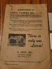 1954 Leica Iif Camera  712952  Instruction Book Envelope   Import Certificate 