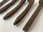 5 Vintage Railroad Spikes Old Carbon Iron Metal Art Train Tracks Yard Art Crafts