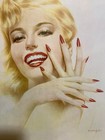Alberto Vargas 1979   Marilyn  Lithograph Coa   I 85  500 Signed Proxy Authentic