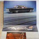 1963 Lincoln Mercury Marauder Nos Dealer Sales Brochure Classic Car Ad Pamphlet