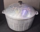 Vtg Household Institute 8qt-2 Galllon Cast Aluminum Large Stock Pot Oven Roaster