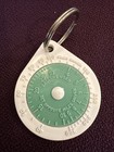 Vintage Oldsmobile Miles Per Gallon Key Ring Chain Fob Automobile Advertising