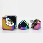 Fidget Spinner Cube Edc Toy Metallic Cube Stress Anxiety Relief For Adult