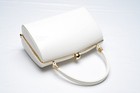 Dear Vanilla Japanese Kimono Enamel Handbag Purse Vintage Authentic Made Japan