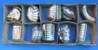 Set Of 49 Metal Tart Tins Molds Pastry Chocolate 10 Shapes Made In Sweden Small