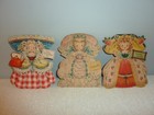 Lot Of 4 Vintage 40s  3  Hallmark And  1  American Greetings Doll Cards Used