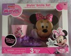 New Great Smile 3 Piece Toothbrush Set Choose Batman Minnie Mouse Or Peppa Pig