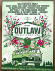 Rare Outlaw Music Festival 2023 Tour Poster   1700 Willie Nelson Bob Weir Avett