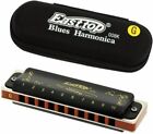 Easttop10hole Diatonic Blues Harmonica 12tones Black Professional Harmonica Free