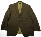Vtg 50s 60s 2 Pc Suit British Wool Mod Hollywood Waist Tabs Vlv 42r   35 X 29