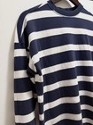 Ayr Early Morn Tee Shirt Baltic Striped Jersey Knit Preppy Quiet Luxury Size Xs