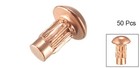 50pcs 1 8  X 15 64  Round Head Copper Solid Rivets Fasteners