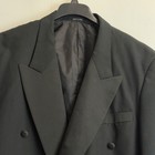 Dino Divinci Mens 44l Double Breasted Tuxedo Jacket Satin Peak Lapel Blazer