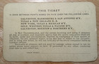 1904 Texas Sunset Route Galveston Houston Pass No T2945 Edwin Gould President