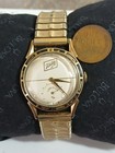 Working Vintage 1952 Schlitz Lord Elgin 556 14k Gold Filled Mens Watch