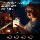 Small Kids Night Light  13 Color Dimmable Led Lamp  Portable White-1 Pack