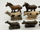 Auburn Vintage Farm Animals Lot Of 23 Horses  Cows  Pigs  And Misc 