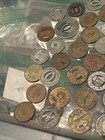 Lot Of 57 Mixed Transit Tokens  Nice Variety  Vintage
