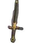 Renaissance Sword  Gold And Blue Dull Bladed