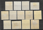 Liberia 1892  Complete First Official Set Of Twelve  Mint Rrr     o1-12 Waterlow