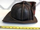 Vintage 1940 s Cairns Fire Helmet Clifton Nj Patent Pending Liner Bridgeport Fd 