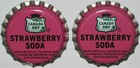 Soda Pop Bottle Caps Lot Of 25 Canada Dry Strawberry  2 Unused New Old Stock