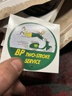 Vintage Vespa Bp British Petroleum Reproduction Decal Sticker Restoration Petrol
