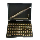 120pcs set Hot Stamping Copper Letters-thermal Ribbon Printing Font-tools