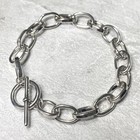 Mexican Silver 925 Chain Bracelet Vintage 20cm Men   s Jewelry Good Condition