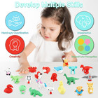 80 Pcs Animal Erasers Kids Desk Pets Pencil Erasers 3d Puzzle Eraser Fun Cute