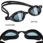Swim Goggles Clear Vision Anti-fog 100  Swimming Glasses Adult Uv Protection