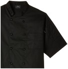 Men s Unisex Short Sleeve Classic Chef Coat Professional Kitchen Workwear