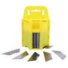 100pcs Utility Blades Cutter W  Dispenser Box Cutter Exacto Steel Knife Kit Us