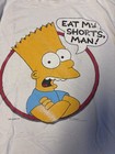 Vintage Simpsons Bart Simpson  eat My Shorts  Man   T-shirt Size L