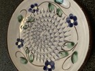 Rupi 1980 Spanish Garlic Grater Zester Plate Dish Hand Made painted Lavender