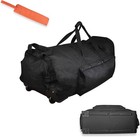 Brentmoor Drum Hardware Bag  Large Black Rolling Duffle Bag With Wheels