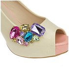  Fashion Crystal Shoe Clips Women s High Heel Rhinestone Shoe Buckles 