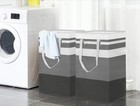 2-pack Large Laundry Basket  Waterproof  Freestanding Laundry Hamper With Handle