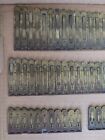 122 Antique Brass Reed   Base Collated Set From A Wilcox   White Pump Organ