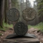 Lot Of 3 Genuine Ancient Roman Coins - Constantine Era 307-350 Ad - C00162