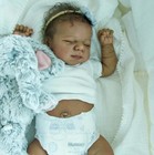 Black Reborn Baby Dolls Silicone Full Body Girl 18 Inch African American Realist