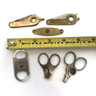 Lot Of 6 Vintage Antique Cigarette Scissors   Pocket Cigarette Cutters