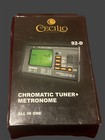 Cecilio Chromatic Tuner With Metronome Model 92-d All In One Digital Display New