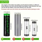 6 Pack Kit 3 7v 18650 Rechargeable Battery 3000mah Tipped 67mm Lithium Usa Garbe