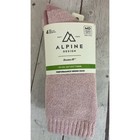 Alpine Design Womens Performance Hiking Crew Socks Multi Color Size Medium 4 Pk