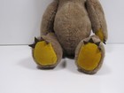 Vintage  Brown Plush Teddy Bear Button Eyes And Joints Stuffed Animal  p24