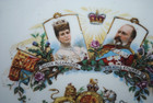 1902 King Edward Vii  Queen Alexandra Coronation Commemorative Dish   Plate