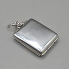 Antique 1910 Sterling Silver Double-sided Stamp Holder Pendant Sydney   Co 